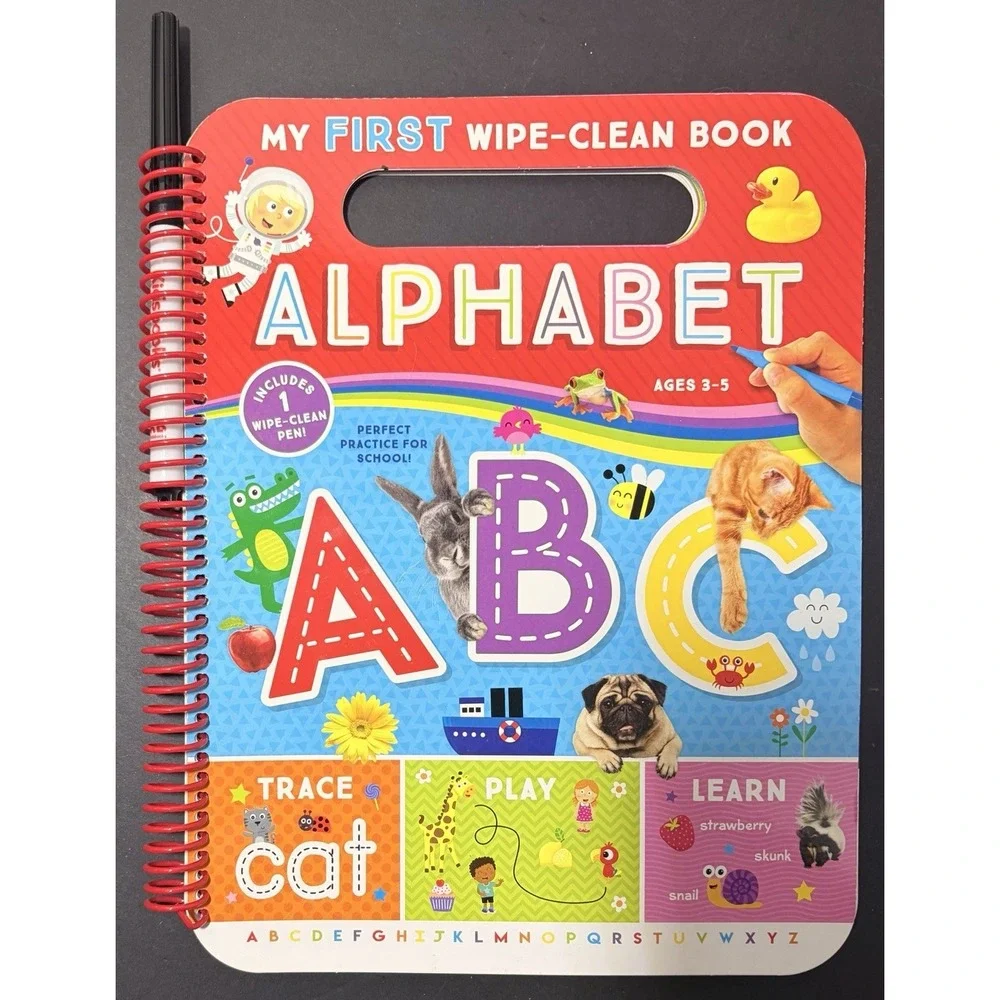 My First Wipe-Clean: Alphabet-Teacher-Approved Activities to Help Kids Trace ABC